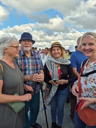 Teilnahme am Marsch gegen die Blockade am Malecon